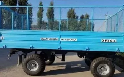Traktor tirkamasi (tomonlari qoshimcha tor bilan) JAHON 2 PTS-6 0 yuk kotarish qobiliyati 6000 kg -